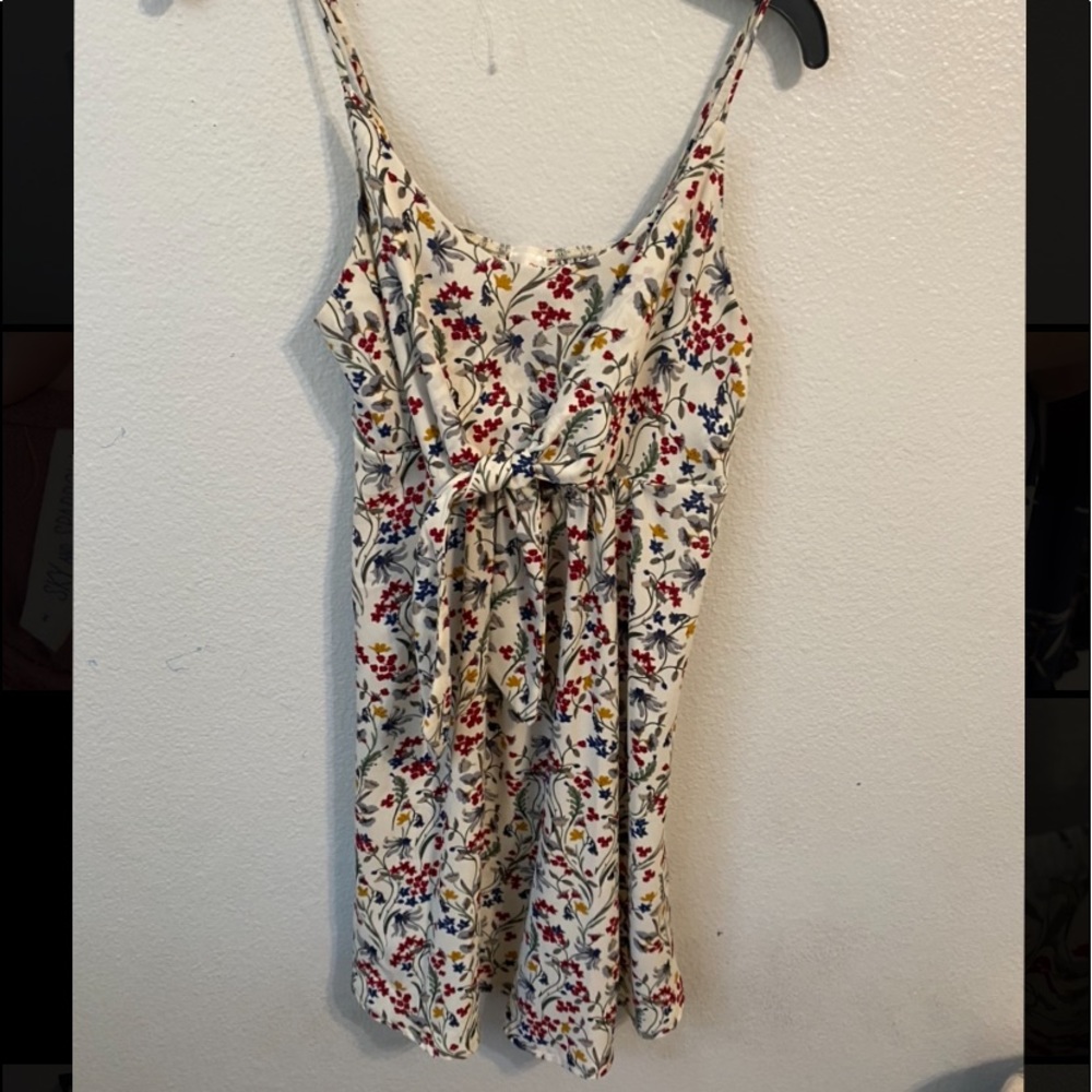 Tie front dress